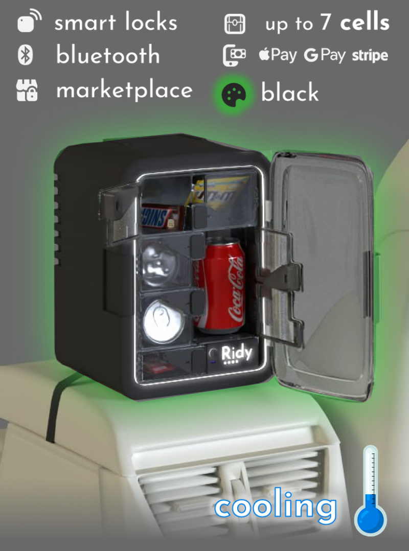 Ridy Cube — cooled vending device